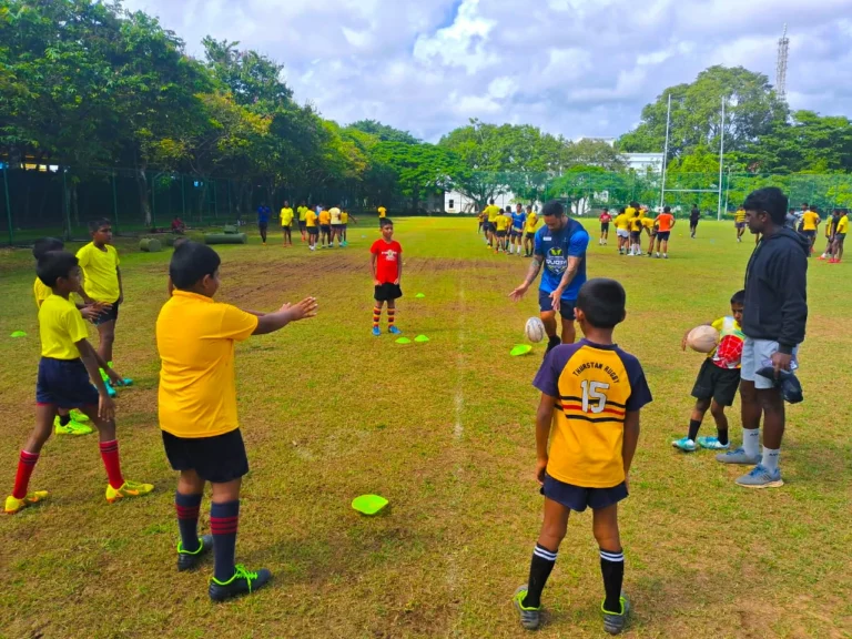 FlyHi Rugby Academy Hosts Dynamic Training Session at Colombo Thurstan College